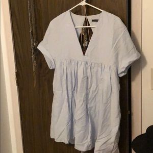 Light blue babydoll romper